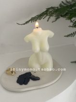 SHINY MOMO handmade body candle ins blogger with the same