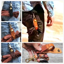 Spot Harley glove clip Indian BMW Gold Wing Rider Rider Gloves Genuine Leather Anti-Lose Hook Key Button