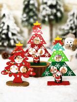 Christmas Wooden tree DIY desktop ornaments decorations Children kindergarten activities Christmas Eve gifts