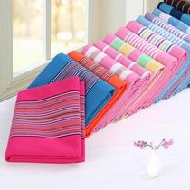  Shandong Stripes Old coarse cloth bed linen single piece Double single student is covered with single quilt cover three or four sets of pillowcase pair