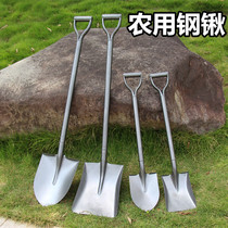 Outdoor shovel All-steel thickened agricultural sapper shovel Off-road manganese steel stainless steel digging small soldier shovel Big shovel