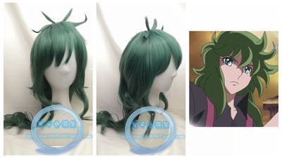 taobao agent Anime wig cosplay Saint Seiya cos wigspiece, instantaneous fairy, long -lasting long hair