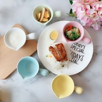 European mini ceramic milk cans creative handle small milk pot household small milk pot Net red cute coffee small Milk Cup