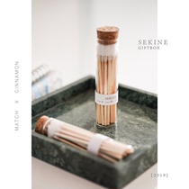 SEKINE niche MATCH cinnamon matches glass bottle ins scented candles for lengthy safety matches