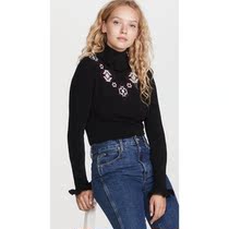 Hayley Menzies jacquard fabric fitted sweater 2021 new autumn winter ladies luxury