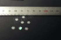 Mother-of-pearl snowflake carving Lacquer art Lacquerware inlaid decorative materials Black lacquer