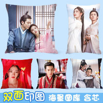 Ruyi Fang Fei Ju Jingyi Zhang Zhehan surrounding the same pillow gift lunch break sofa cushion photo DIY customization