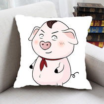 Pig fart Deng animation cartoon childrens pillow head custom made to cure the same surrounding cute double-sided men and women gifts dy