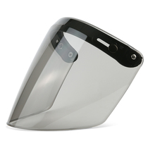 Taiwan straight mirror original retro helmet lens shield mirror three-button lens straight mirror helmet goggles