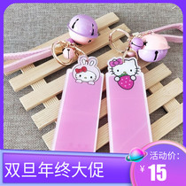 New guzheng nail plate pipa nail winding board children cartoon nail paste board portable card pendant