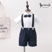 Baby suit suit one year old flower girl wedding little boy dress English suit children Boy Leisure