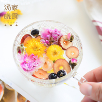 Tang Jia Xiao food female Tea Flower Crown rose tea red date longan Black wolfberry tea nourishing tea Qi blood Eight Treasure Tea