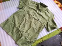 Old stock decommissioning 92 Type of work Anlining 95 style short sleeves 1996 3536 Factory genuine collection Army Green Summer