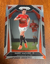 2021 Pa Paganini Premier prizm football card Maguire Puka Manchester United England captain
