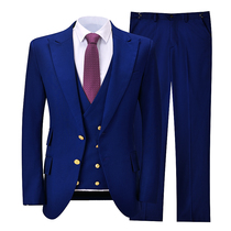 2020 new suit suit custom suit suit mens professional best man Korean version wedding business dress