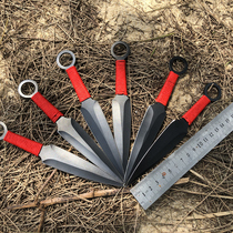 Package tutorial stainless steel outdoor knife death squad dart knife dart dart shurijian hidden weapon ninja dart Liu Ye Fei