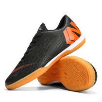 Indoor Low Helper Gluten Bottom Anti-Slip Football Shoes Flat-bottomed Mens Five Mens Boys Soccer Balls Training Shoes Breathable