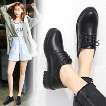 New leather shoes autumn and winter leather womens shoes custom long short legs high and low feet left and right foot complementary correction invisible height