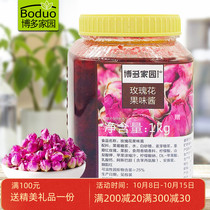 Hedo Rose Fruit Sauce Bodo Home Rose Sauce 1kg Rose Tea Sauce Fruit Flower and Fruit Tea