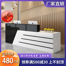 Office front desk reception bar desk company training institution welcome desk beauty salon cashier desk desk desk