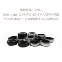 Schneider APO-COMPONON MAKRO-IRIS line scan mirror to Fuji GFX medium format focusing assembly