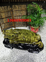 Golden Sina Nan wood carving shady wood dragon tortoise ornaments Ebony animals flowers and birds landscape crafts shady wood root carving cliffs