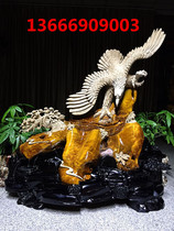 Nan Eagle future yin driftwood wood carving Nan ornaments animals crafts leaflets Machilus Guanyin