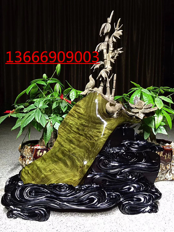 Gold silk Nan wood carving Ebony bamboo paper Peace Agarwood root carving ornaments Sandalwood Maitreya Buddha Guanyin Birthday Star God of Wealth Cliff cypress