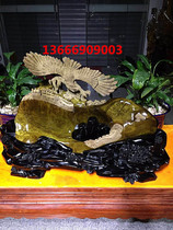 Jinsi Nan Eagle Leaflet Jinnan Exhibition Grand Exhibition Jinsi Nan wood carving Ebony cliff root carving ornaments