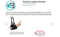 Xiaoyujia American export orders Portable pedal travel rest pedal boutique lazy artifact ~