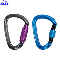 SUT pear type Main lock mountaineering safety hook high strength aluminum alloy quick hanging automatic lock nut lock outdoor equipment