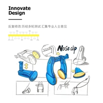 DIVEKING free diving special nose clip fishing and hunting free diving equipment anti-skid rope anti-lost adult professional