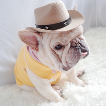 Pet photo accessories hats dog cowboy hat doggy hats doo Schnauer golden hair