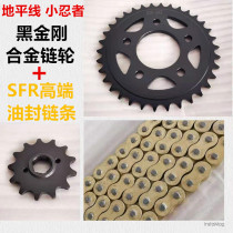 Horizon Little Ninja Treasure Carving Xinling Golden Eagle Yongyuan Street Run Chain Sprocket Chain 520 Oil Seal Chain