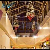 Name sample beauty Chen Christmas holiday decoration Christmas tree Ball LED mall decoration atrium hanging DP lighting customization