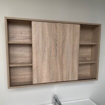 High-end design feng shui mirror cabinet cabinet storage cabinet hidden mirror cabinet