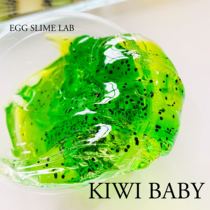 Zest Kiwi baby Super zest balls Slime decompression foaming gel Thai through fruit plasticine