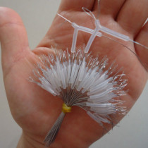 Vin Platinum Subline Bifurcation herringbone Large number 50 Crochet Transparent Silicone Double Fish Crochet Hook Wire