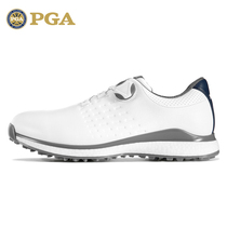 US PGA golf shoes men's waterproof shoes anti-skid stud knob shoelace popcorn midsole