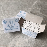 Детский экологичный белый мел для рисования, школьная белая доска