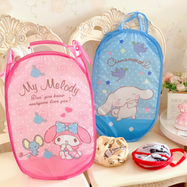 New household items cute storage basket cartoon dirty clothes basket sewage clothes basket foldable basket toy basket