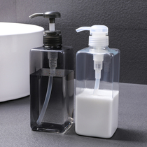 Creative transparent press emulsion bottle 800ml hand sanitizer shampoo bottle detergent shower gel bottle