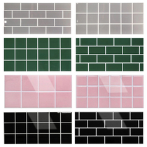 Modern simple kitchen bathroom wall tile pink dark green tile bathroom bread brick subway brick 300x600