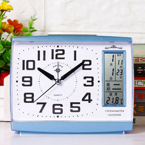 Simple single-sided personalized electronic alarm clock Student plastic creative small alarm clock Bedside mute alarm clock Polaris watch