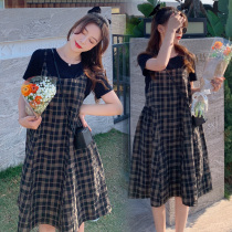 First Line Foreign Trade Discount Mall Special Cabinet Big Card Cut Mark Womens Clothing Tail Goods Pure Cotton Short Sleeves Braces for pregnant women Two sets
