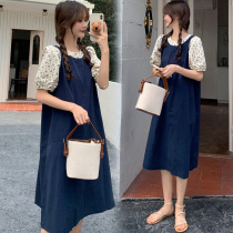 Foreign trade discount mall counter withdrawal cabinet cut mark Womens tail goods clearance pregnant womens cotton small dress