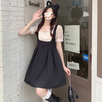 Pregnant womens foreign trade discount store mall counter withdrawal cabinet cut mark Womens tail cargo clearance High sense Korean dress