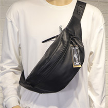 how2play Tide Card Personality Mens Chest Bag Fashion South Korea Diagonal Satchel Shoulder Bag Mens Large Capacity Pitched Across Purse Strings