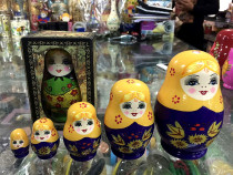 Russian paint five-layer nesting doll double twelve special price 28 8 yuan Xinjiang Tibet does not ship