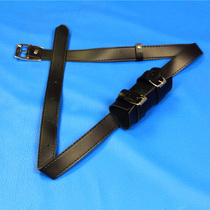 Leather sword belt Lanyard Belt Sword buckle Lanyard Leather waist lanyard